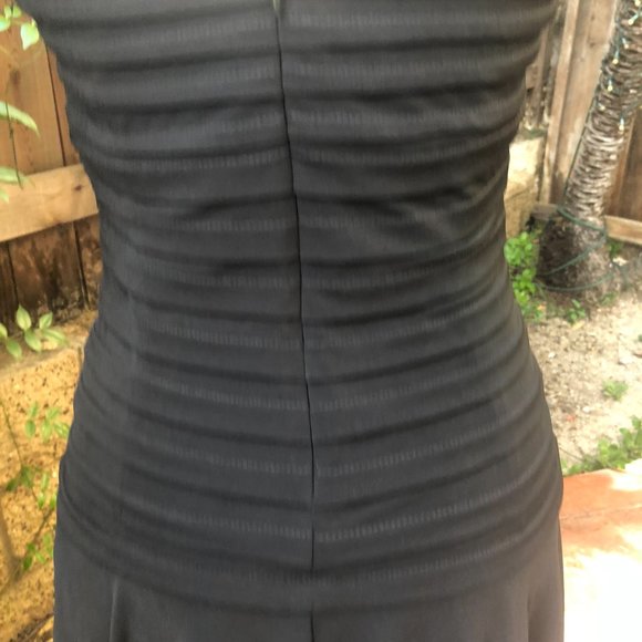 NWT White House Black Market Black Shutter Pleated Sleeveless Dress 4 - Picture 7 of 11
